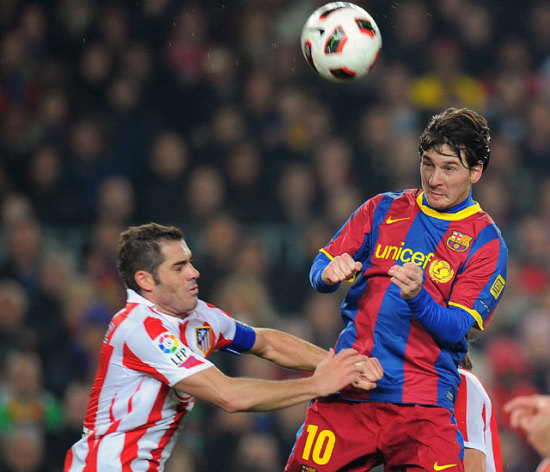 Lionel Messi, a Barcelona kétszeres Aranylabdás játékosa