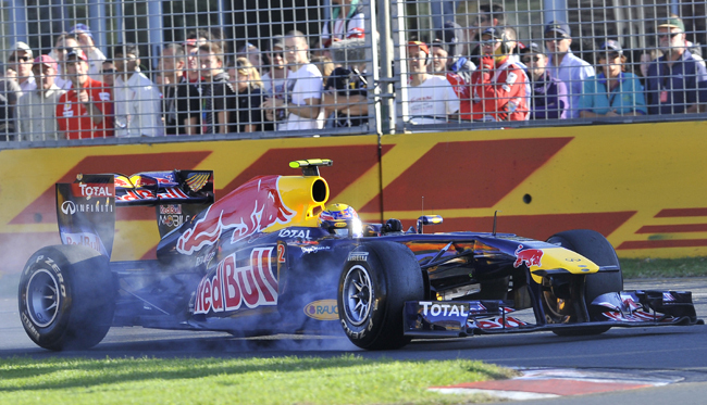 Webber a Red Bullal - Fotó: AFP