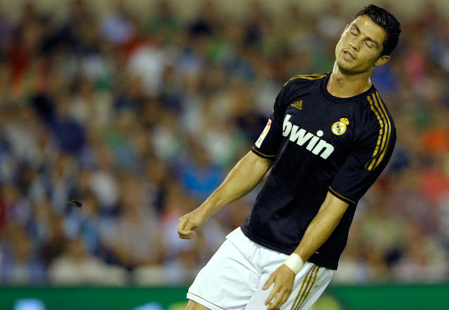 Ronaldo bánata - Fotó: AFP