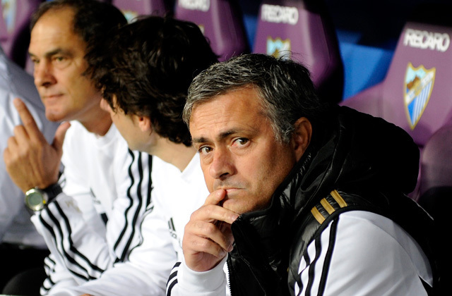 Mourinho elégedett volt - Fotó: AFP