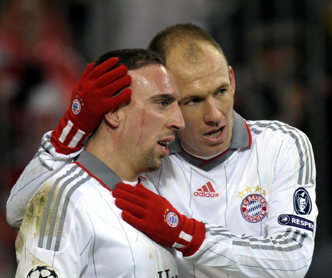 Ribéry és Robben - Fotó: AFP
