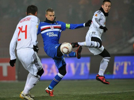 Koman Vladimir a Sampdoria-Debrecen EL-meccsen