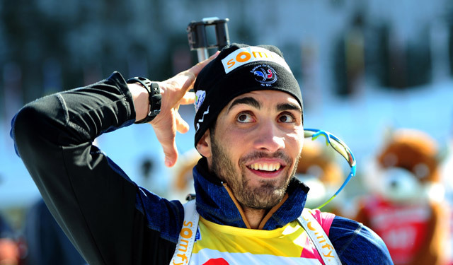 Martin Fourcade második egyéni aranyérmét szerezte meg Ruhpoldingban - Fotó: AFP
