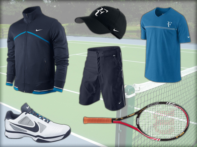 Roger Federer teniszfelszerelése  