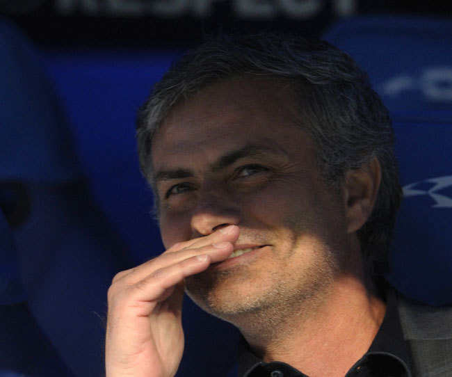 Mourinho itt még a kispadon - Fotó: AFP
