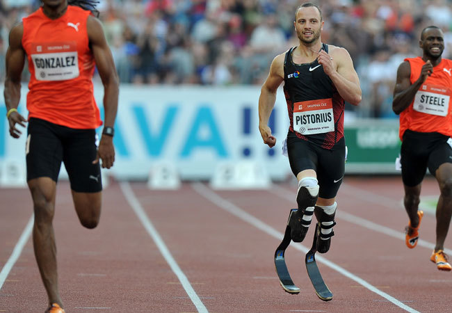 Oscar Pistroius számára nem lesz egyszerű feladat a címvédés a londoni paralimpián - Fotó: AFP
