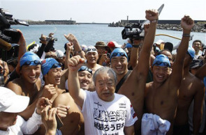 Hat japán úszott 150 kilométert - így köszönték meg Tajvan segítségét