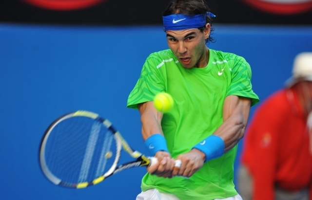 Rafael Nadal spanyol teniszező az Australian Openen