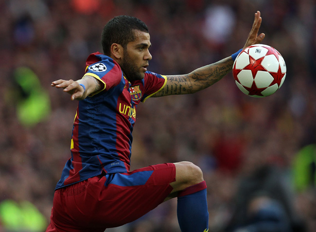 Dani Alves szerint remek meccset játszottak - Fotó: AFP