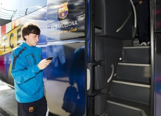 Javier Espinosa, az FC Barcelona tehetséges fiatal játékosa