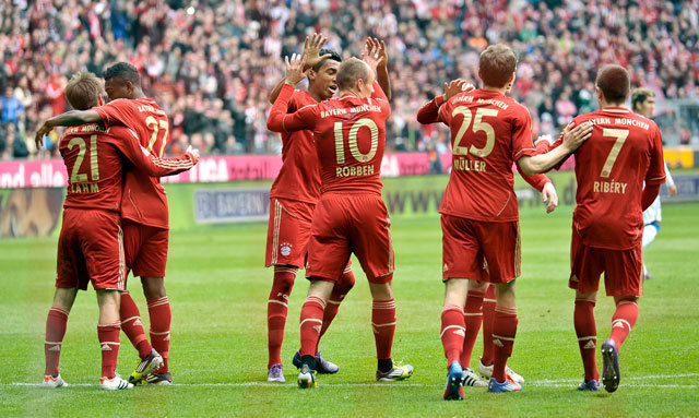 A Bayern München gálázott a Hoffenheim ellen - Fotó: AFP
