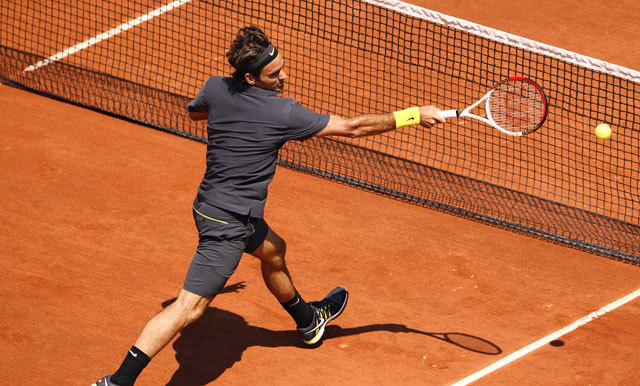 Federernek Mahut ellen is szerencsét hozott a sötét sportruházat - Fotó:AFP