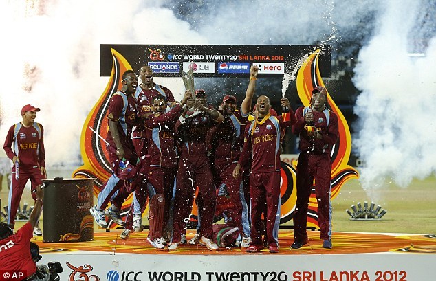 A karibi csapat a tőlük elvárt könnyedséggel ünnepelte története első T20-as világbajnoki címét - Fotó: AP