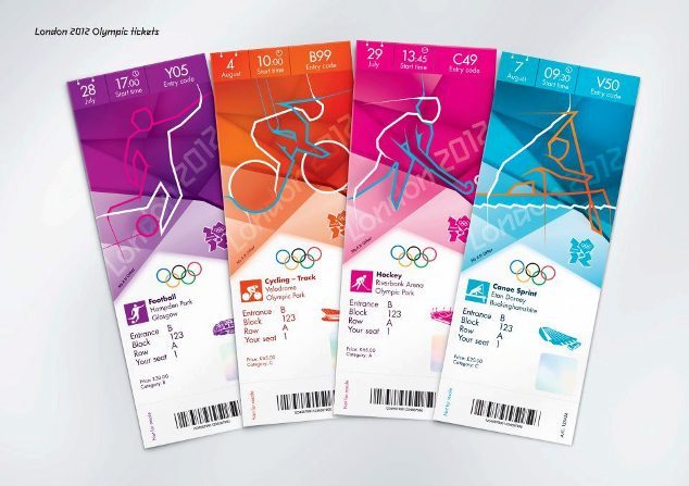 Így néznek ki a londoni olimpia belépői, nektek tetszik a dizájn? - Fotó: Pegazus Sport Tours Kft.