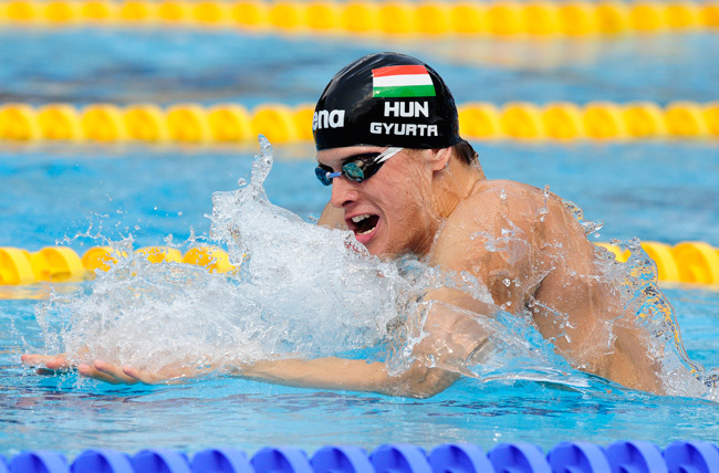 Gyurta Dániel országos csúcsot úszott - Fotó:AFP