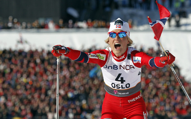 A norvég Therese Johaug győzött a női 30 km-es sífutásban az északi sí-vb-n.  