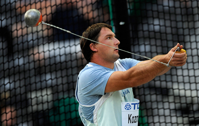 Primoz Kozmus, a szlovénok olimpiai bajnok kalapácsvetője.