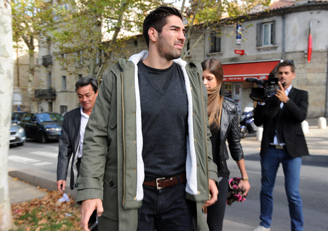 Nikola Karabatic, a Montpellier fogadási csalással vádolt kézilabdázója 2012-ben.