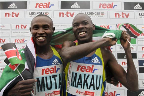 Patrick Makau és Geoffrey Mutai sem utazhat el a londoni olimpiára - Fotó: AFP
