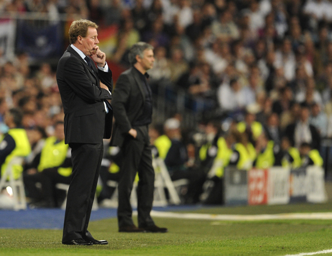 Redknapp és Mourinho - Fotó: AFP