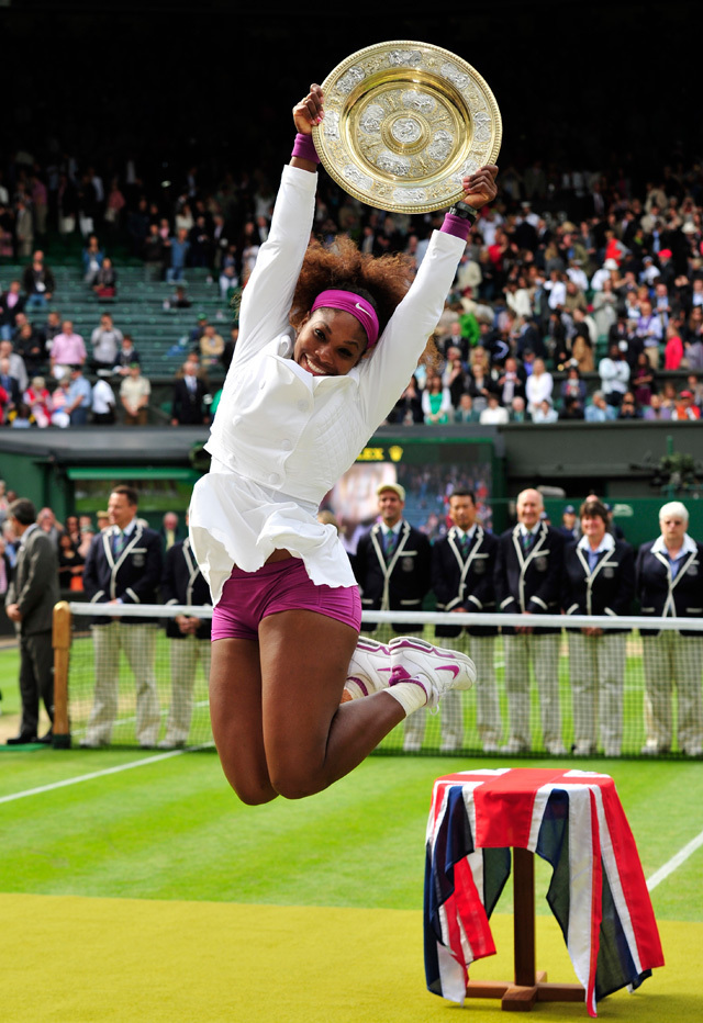 Serena majd kiugrott a bőréből örömében