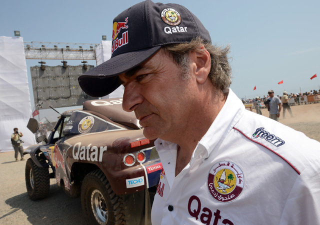Carlos Sainz a Dakar-ralin 2013-ban.