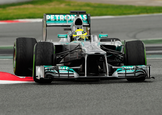 Nico Rosberg, a Mercedes Formula-1-es pilótája 