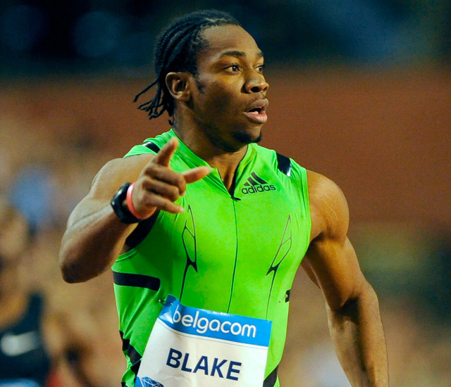 Yohan Blake 19.26-tal, minden idők második legjobb eredményével nyerte meg a 200 métert 2011 utolsó, brüsszeli Gyémánt Liga-versenyén