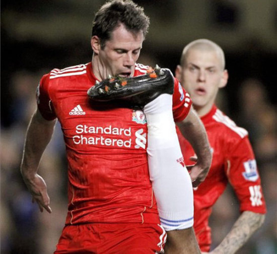 Carragher és Drogba csatája a Chelsea-Liverpool mérkőzésen