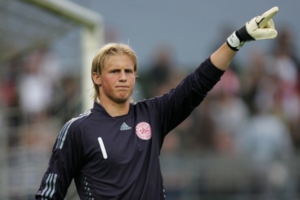 Kasper Schmeichel egyelőre harmadik számú kapus lesz a dánoknál - Fotó: AFP