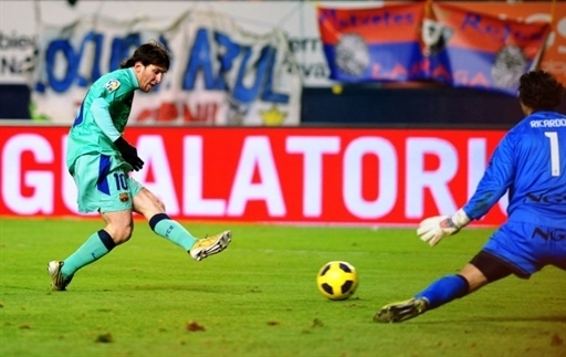 Messi az Osasuna ellen két gólt szerzett