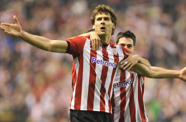 Fernando Llorente gólöröme az Athletic Bilbao egyik mérkőzésén 2012-ben.