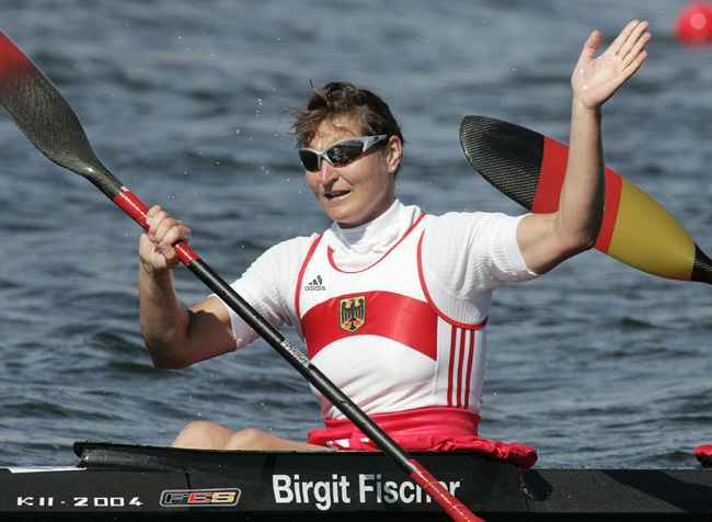 Birgit Fischer, a 2004-es athéni olimpián