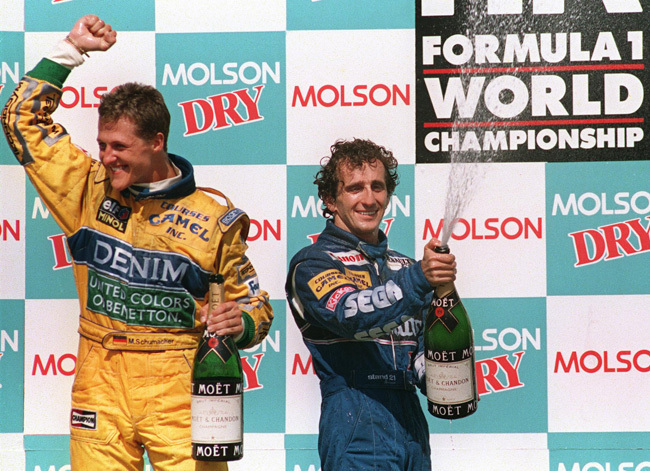 Prost, Schumacher 1993