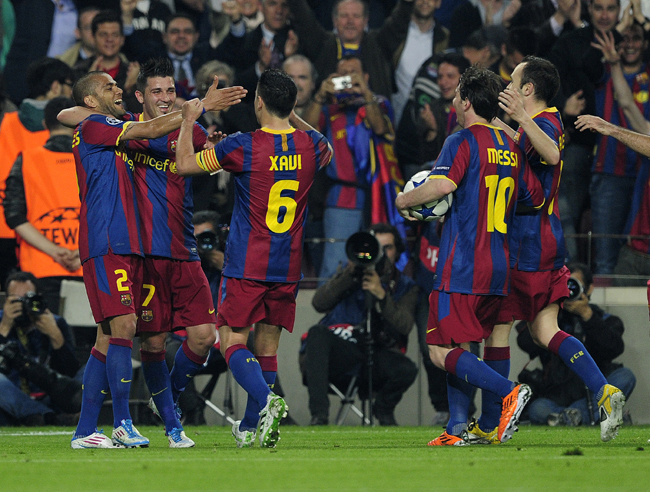 A Barcelona egy meccs alatt mindent eldöntött - Fotó: AFP