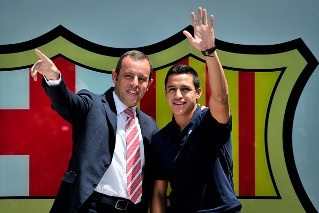 Sandro Rosell, és a Barcelona új igazolása, Alexis Sánchez