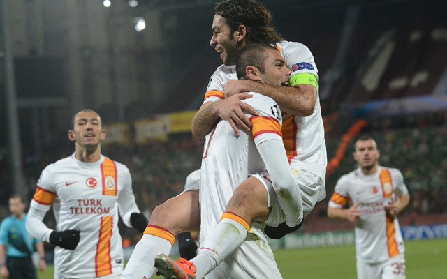 Burak Yilmaz és a Galatasaray megállíthatatlannak bizonyult Kolozsvárott - Fotó: AFP