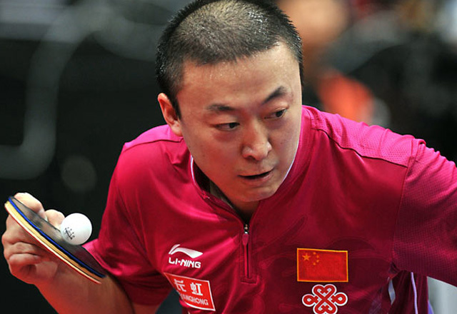 Jelenleg a pekingi bajnok Ma Lin a legnépszerűbb kínai asztaliteniszező - Fotó: AFP