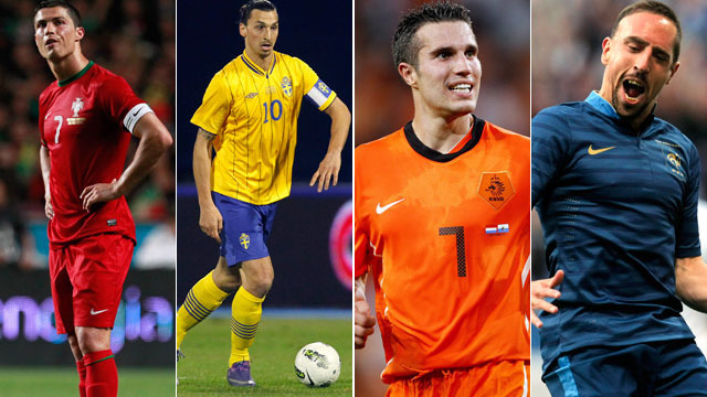 Ronaldo, Ibrahimovic, Van Persie és Ribery közül csak az utóbbinak volt oka némi örömre