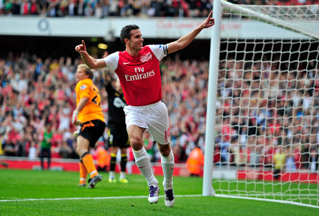 Robin van Persie távozhat az Arsenaltól - Fotó: AFP 