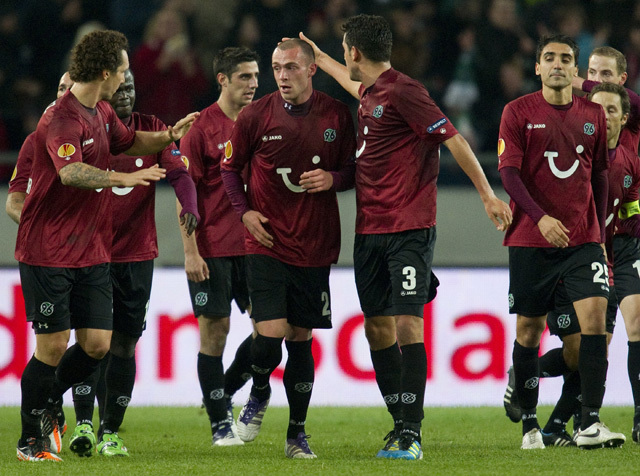 A Hannover gólgazdag meccsen nyert - Fotó: AFP