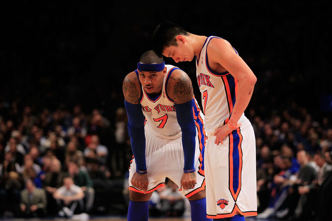 Carmelo Anthony és Jeremy Lin végre együtt játszhattak