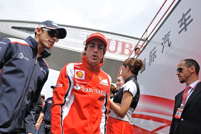 Fernando Alonso a Kínai Nagydíj után