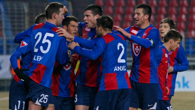 A Videoton csapatának gólöröme az MTK ellen az NB I 18. fordulójában. 