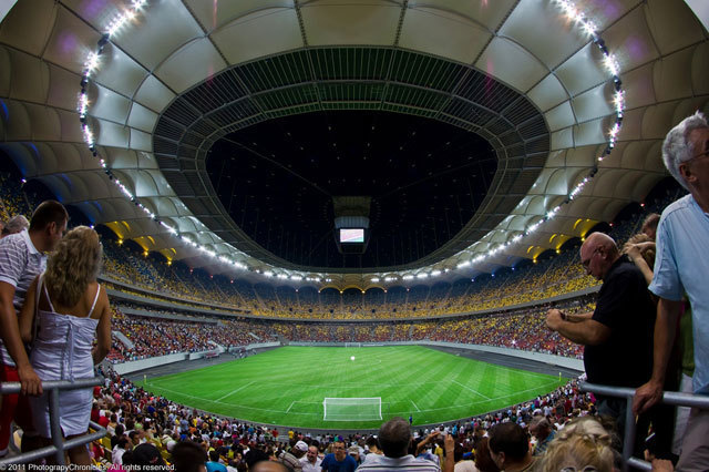 A bukaresti aréna 55 nző befogadására alkalmas, napjaink legmodernebb stadionjai közé tartozik 
