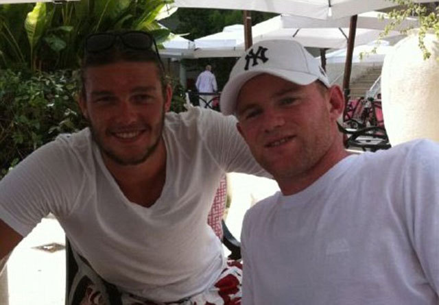 Andy Carroll és Wayne Rooney Barbadoson nyaralnak