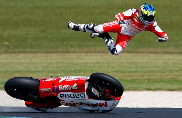 A Ducati versenyzője saját röppályára állt az Ausztrál Nagydíjon
