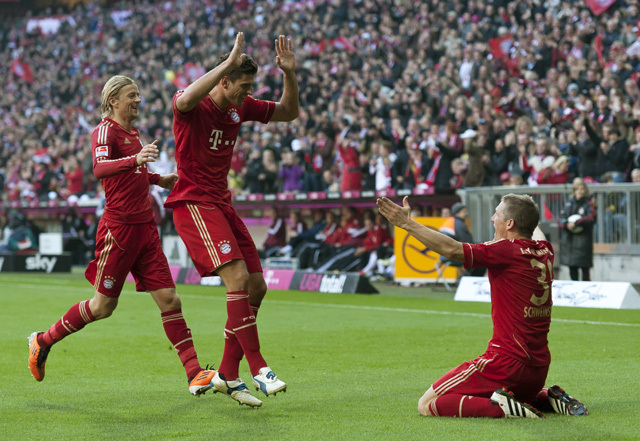 A Bayern ismét gálázott - Fotó: AFP